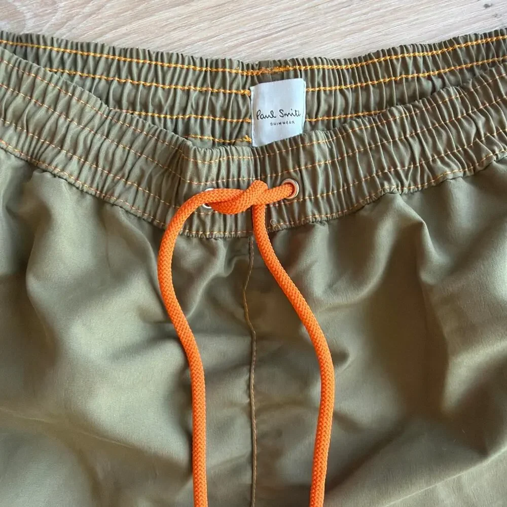 Paul smith olive green swim
